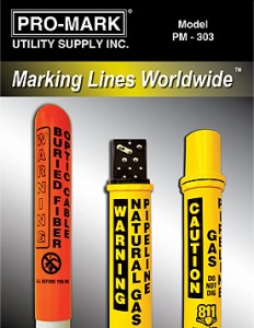 Dome Marker Cable Pipeline Marker 811 Marker Fiber Optic Cable Marker